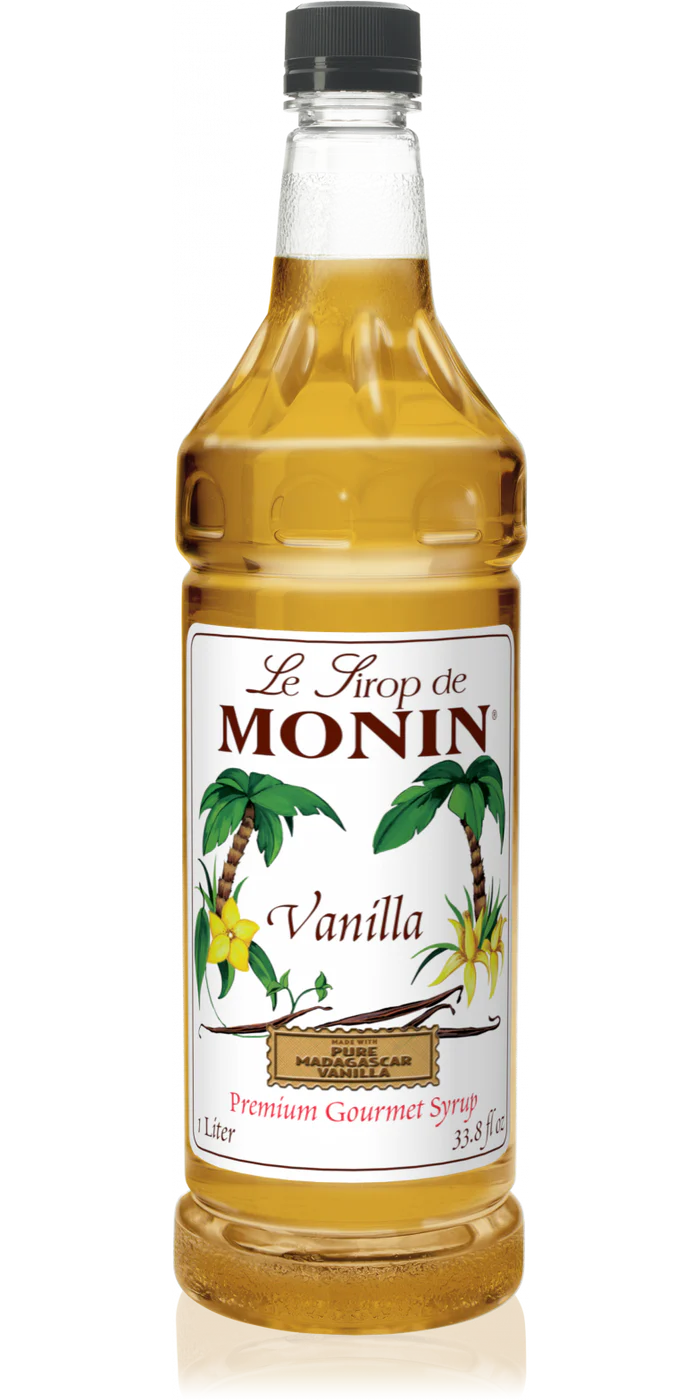 Monin Sugar Free Vanilla Syrup - 1 Litre